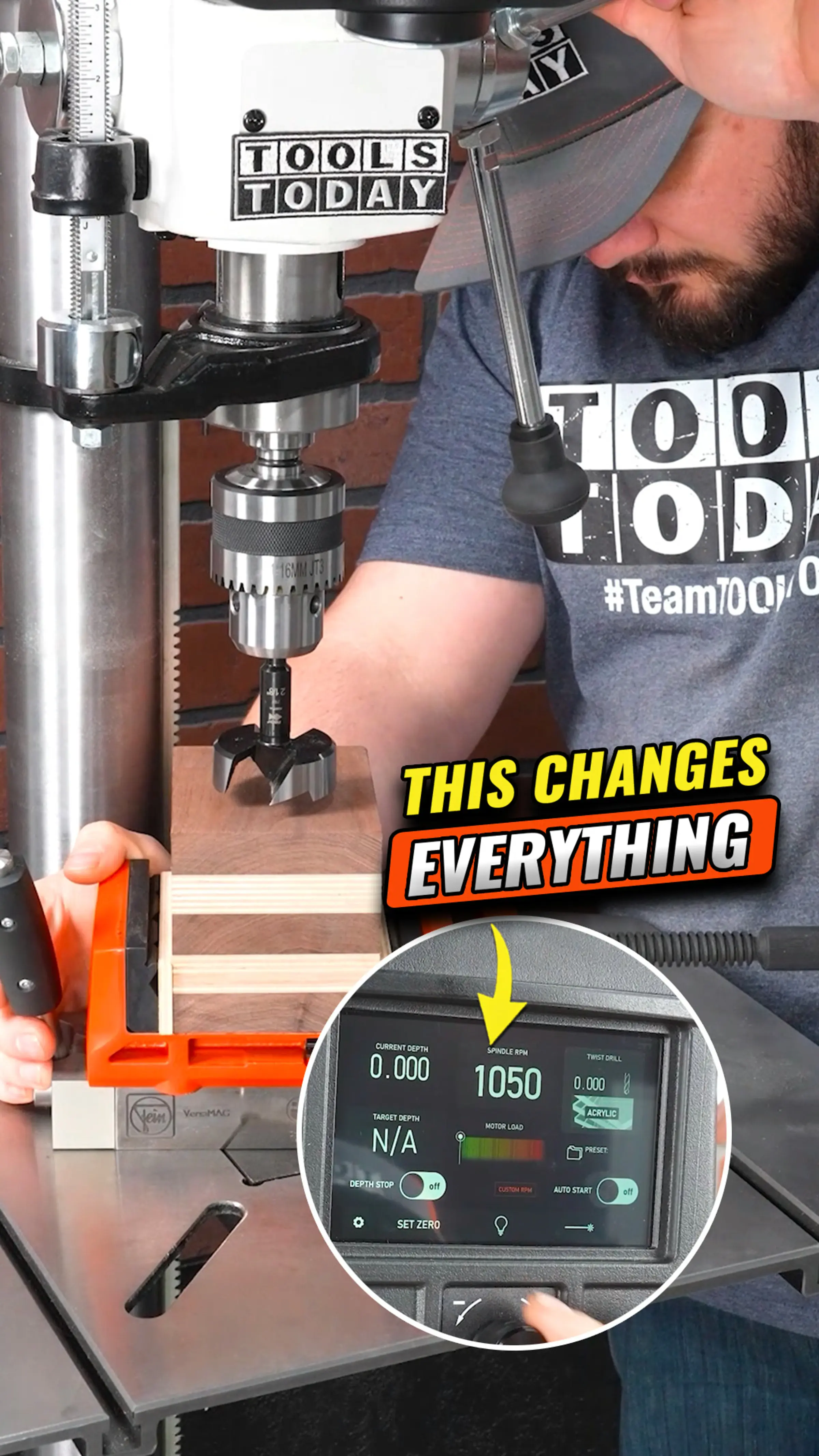 Esta taladradora de columna ha cambiado mi forma de trabajar - Taladradora de columna JET Smart | ToolsToday