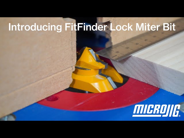 Presentamos la broca de inglete FitFinder Lock - ¡Consiga uniones perfectas en todo momento!