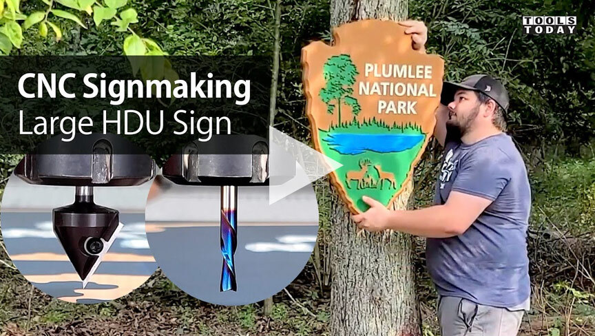 Cómo: CNC Signmaking National Park Sign