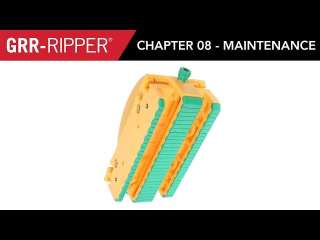 GRR-RIPPER 2018 Instrucciones | Capítulo 08 - Cuidado y mantenimiento