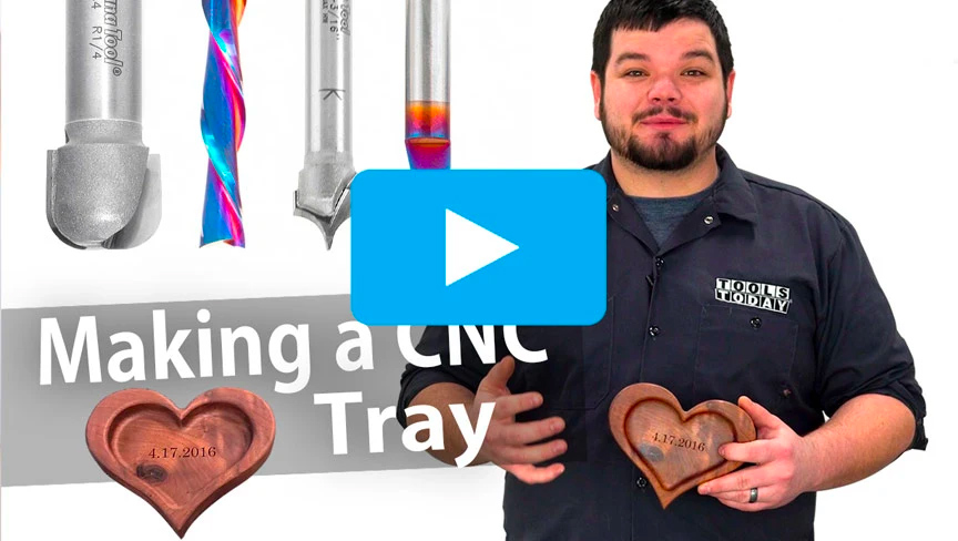 Cómo hacer una bandeja CNC Heart Catch All | ToolsToday