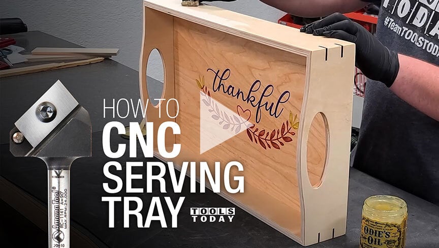 How to CNC: Bandeja de agradecimiento