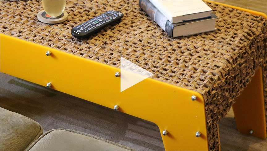 Cardboard Coffee Table CNC Project