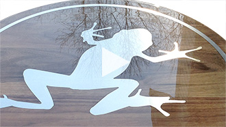 Frog Table CNC Project Created with Spiral 'O' Flute Router Bits